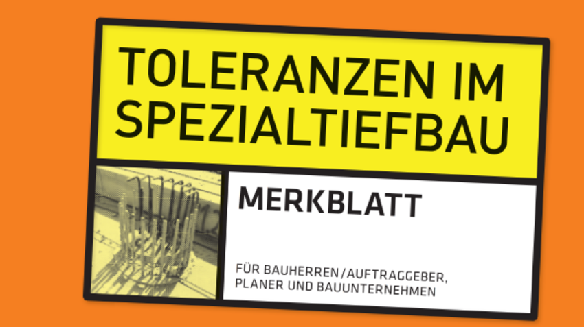 Toleranzen im Spezialtiefbau